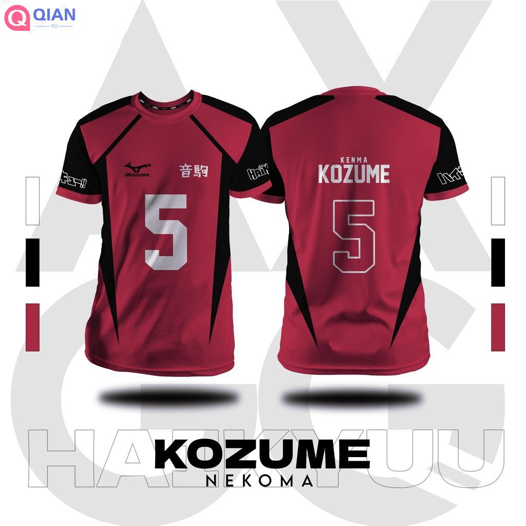 Áo Sơ Mi Họa Tiết Anime QIANYU Haikyuu Nekoma Cá Tính