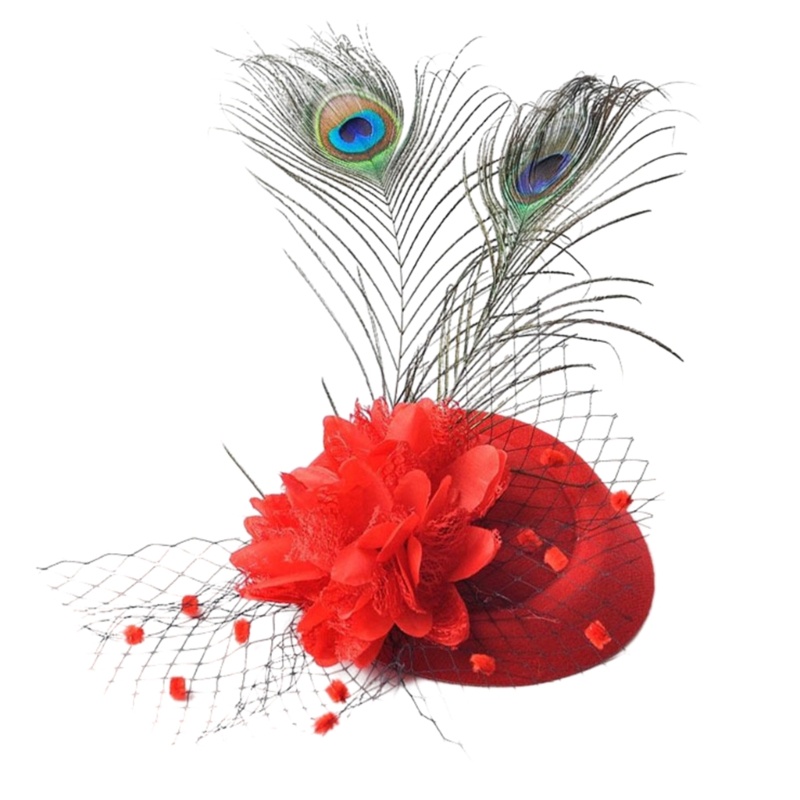 Flgo Hộp Đựng Thuốc Có Mạng Che Mặt Hình Chim Công Cho Tiệc Cưới