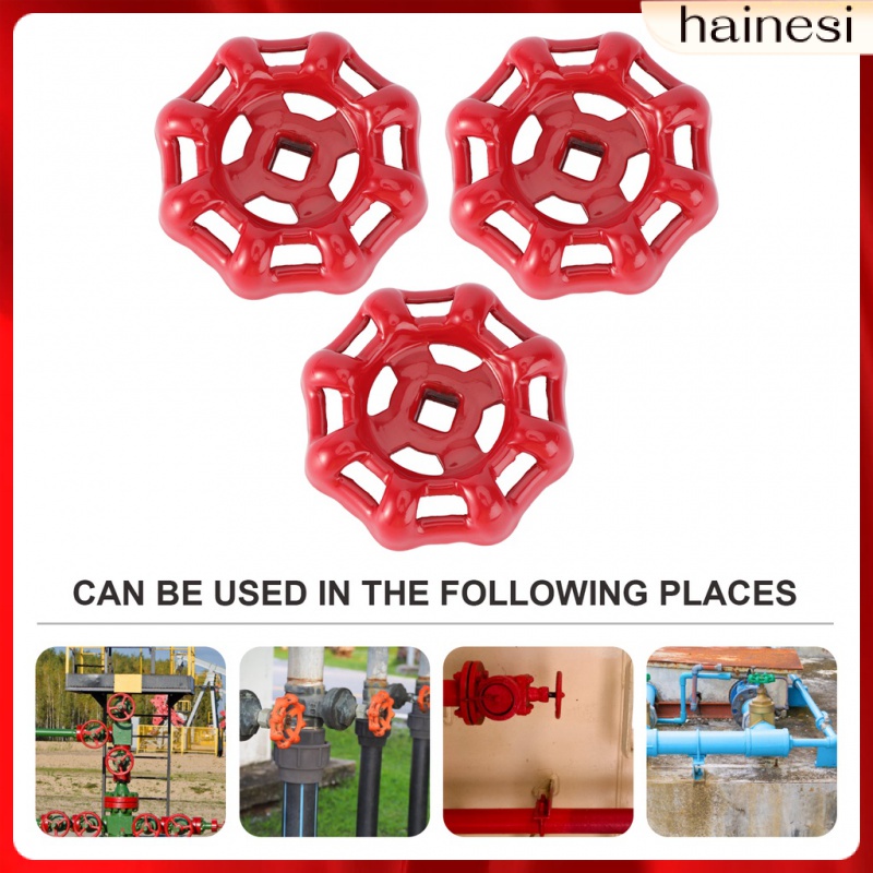 Bộ 3 Van Cổng Vòi Nước Hình Tròn Bằng Kim Loại Thay Thế Chuyên Dụng