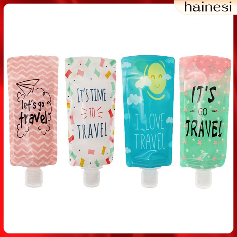 Set 4 Chai Rỗng Đựng Dung Dịch Chống Rò Rỉ Tiện Dụng Khi Đi Du Lịch