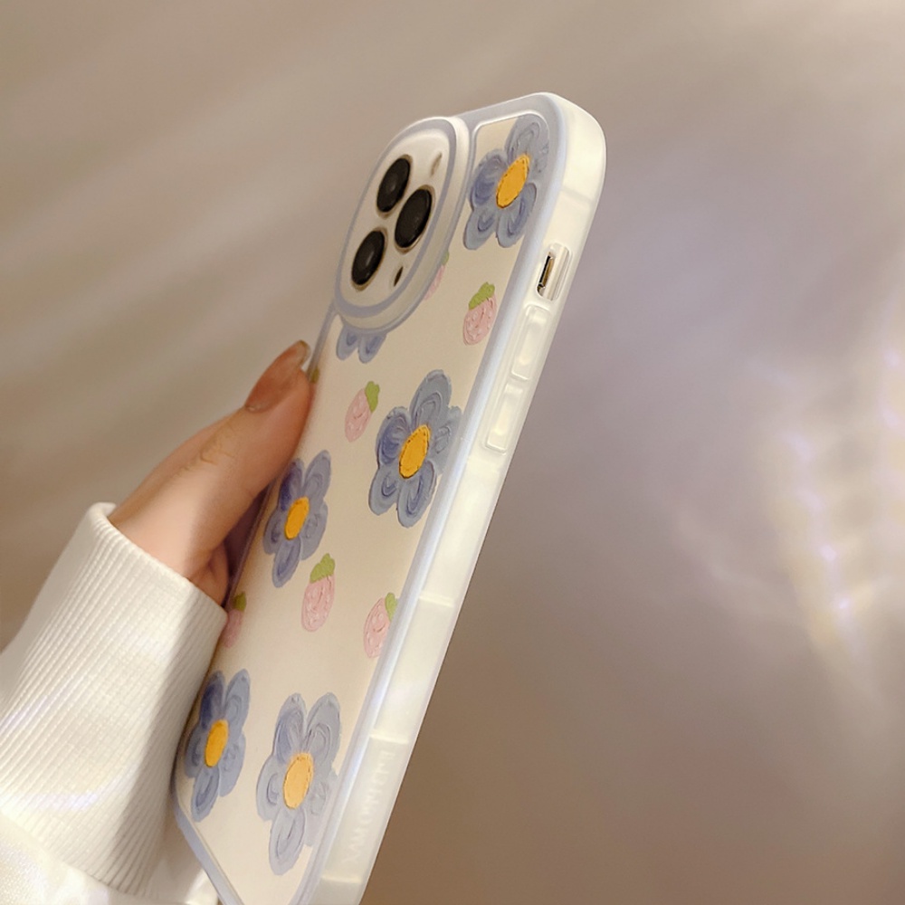 Ốp Điện Thoại TPU Mềm Chống Bụi Họa Tiết Hoa Mùa Hè Cho IPhone 14 Pro Max 13 12 11 Pro Max XS XR 7 8 Plus