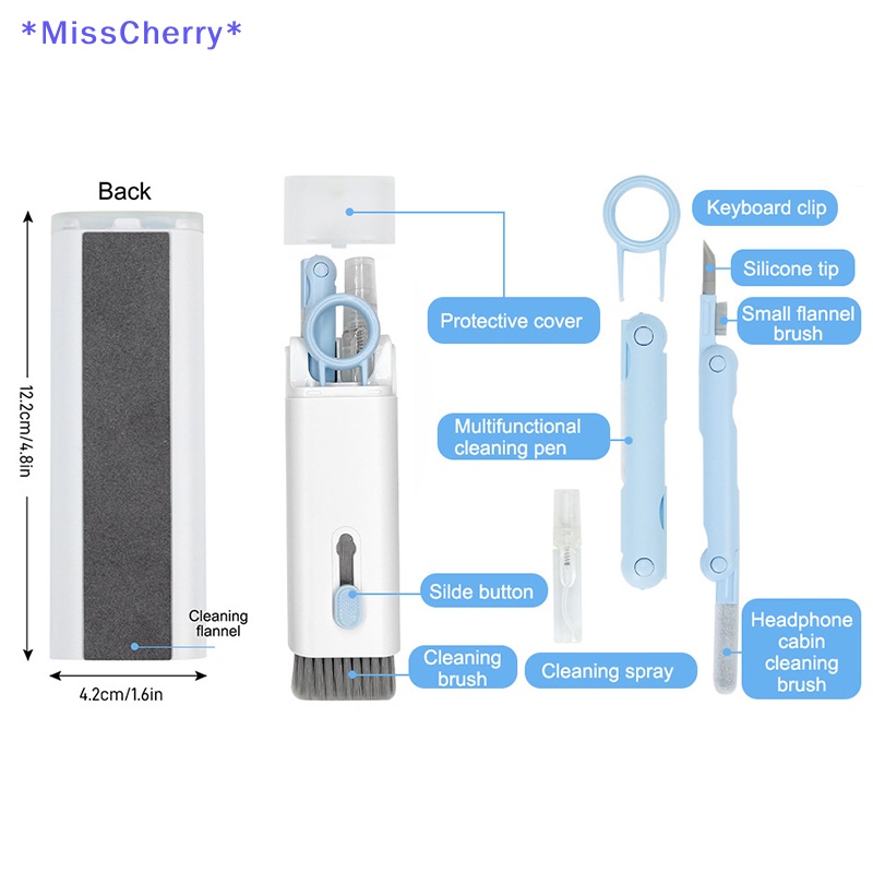 Bộ Dụng Cụ Làm Sạch Bàn Phím Máy Tính 7 Trong 1 Mới