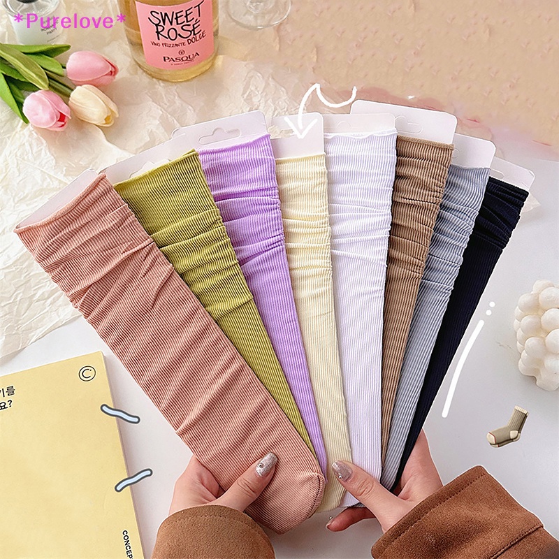 1 Đôi Vớ Nylon Mỏng Thoáng Khí Màu Trơn Thời Trang Mùa Hè Dành Cho Nữ Mới