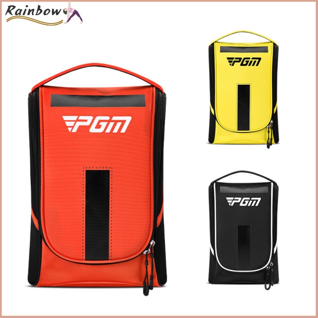 Túi Đựng Giày Đánh Golf Mini Hai Chiều Có Khóa Kéo Chống Bụi Chống Thấm Nước Đa Năng