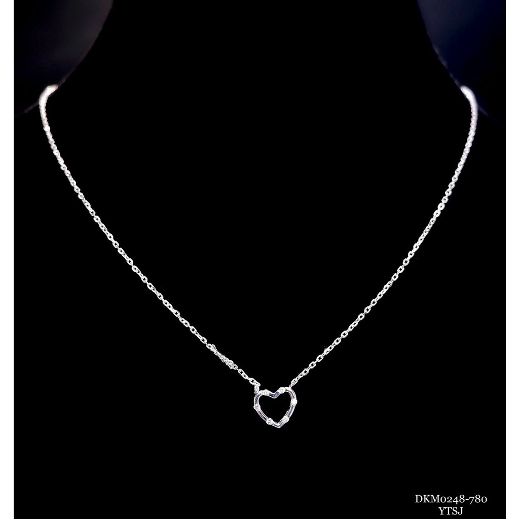 Dây chuyền bạc nữ mặt trái tim xinh xắn - Trang Sức MINA JEWELRY