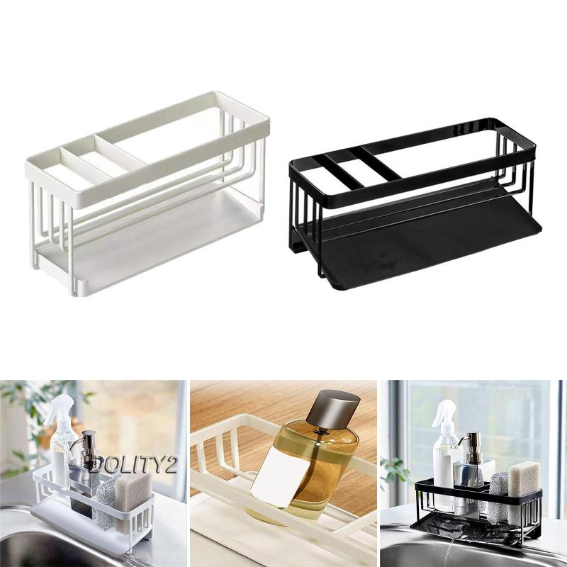 Set 2 Giá Đỡ Bằng Thép Carbon Dùng Để Đựng Xà Phòng / Cọ Rửa