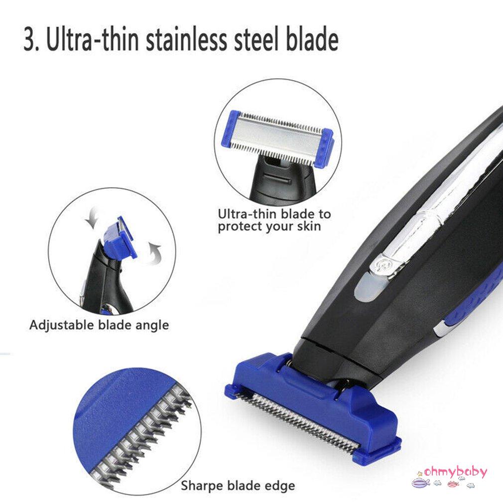 [InStock] Máy Cạo Râu Điện Đa Năng Có Thể Sạc Lại Cắt Tỉa Dao Tông Đơ Di Động Tất Cả Trong Một Tiện Dụng [Z/16]