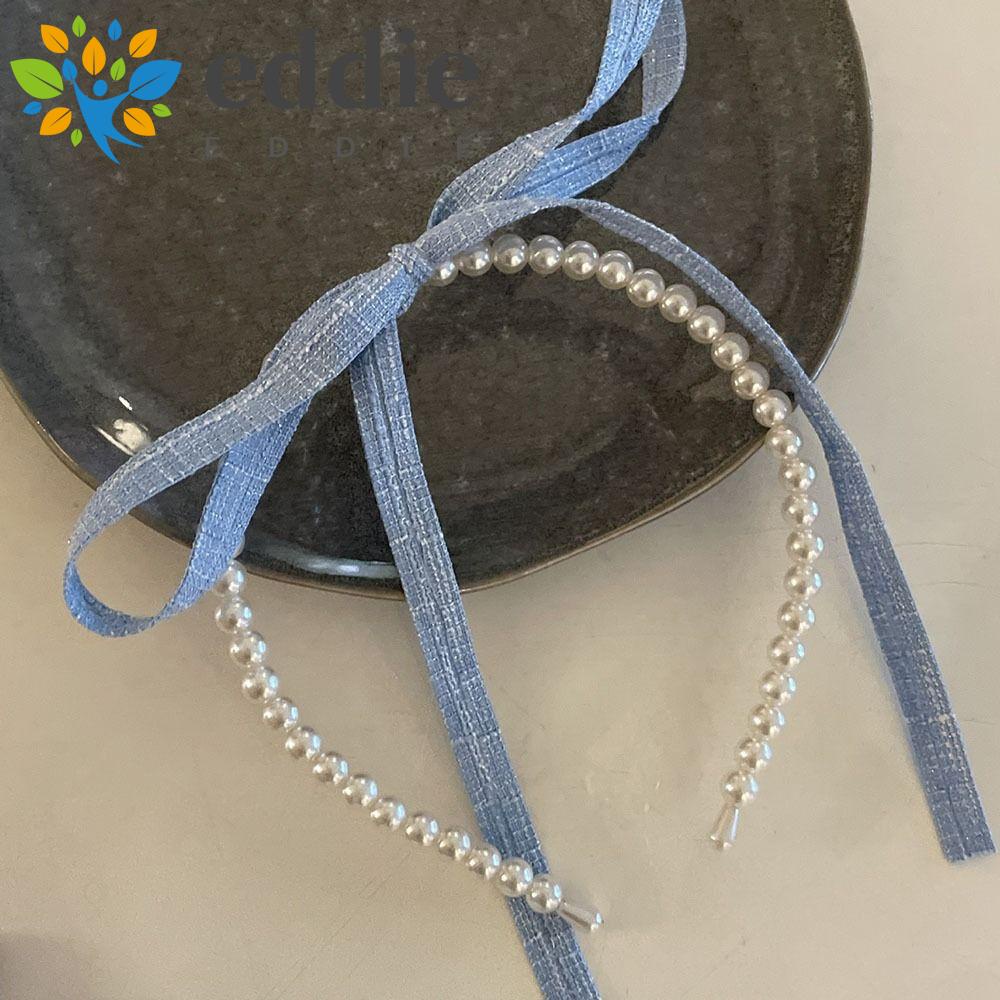 Băng Đô Cài Tóc Đính Nơ Tua Rua Nhiều Màu Dễ Thương Y2K 26EDIE