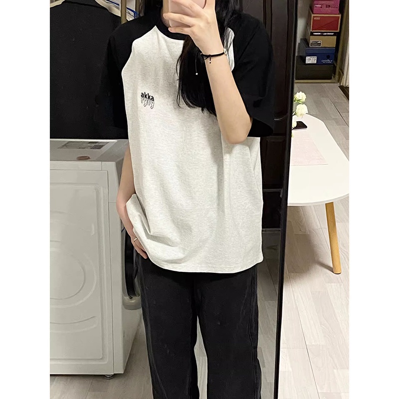 NRVP Áo Thun 100% Cotton Tay NgắN In Hoạ TiếT ĐộC ĐáO Phong CáCh HàN QuốC 2023