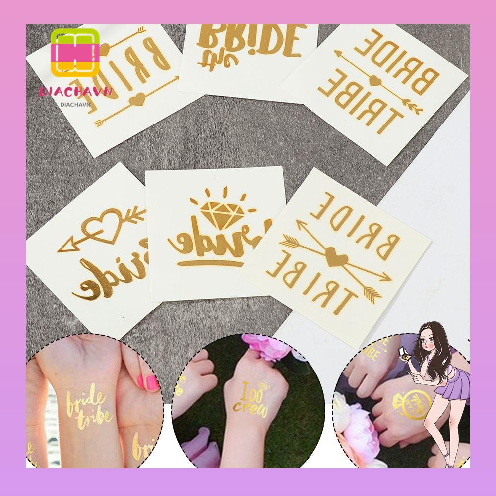 Hình Xăm Dán Cô Dâu Chú Rể To Be Thiết Kế Mới Độc Đáo