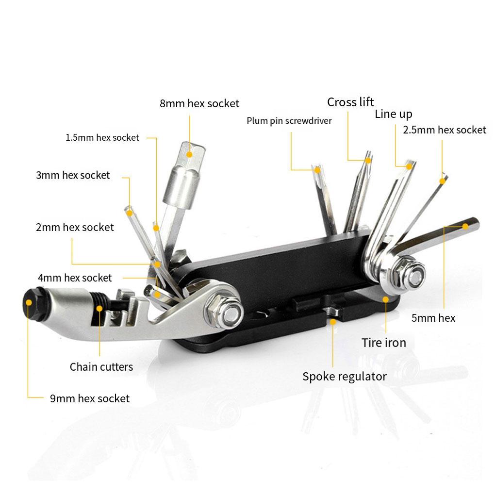 Bộ Dụng Cụ Sửa Chữa Xe Đạp Đa Năng 15 Trong 1