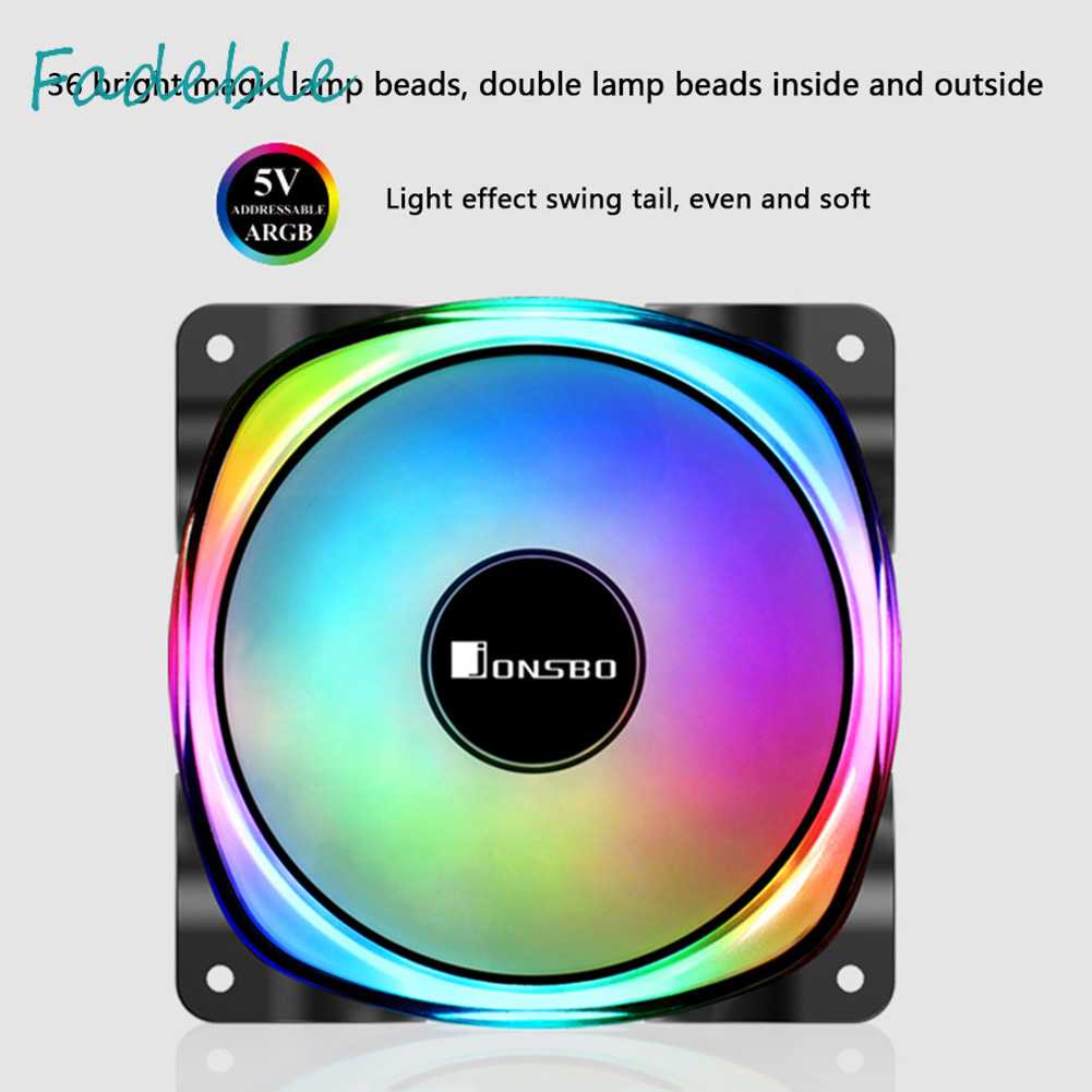 Quạt Tản Nhiệt FR-701 ARGB PC Case 120mm 9 Cánh Tích Hợp Đèn LED RGB PWM