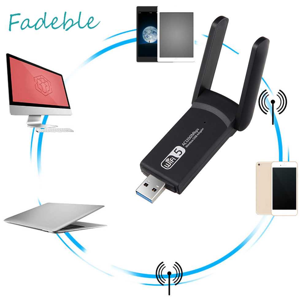 Usb Thu Sóng WiFi 1200Mbps Băng Tần Kép 802.11 ac USB 3.0 Thẻ