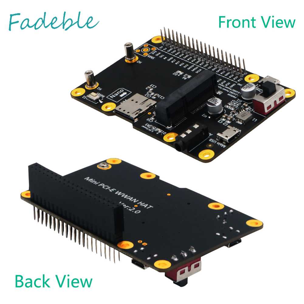 Mô Đun 3G / 4G / LTE HAT Cho Raspberry Pi / Samsung ARTIK / Latte Panda / ASUS Tinker