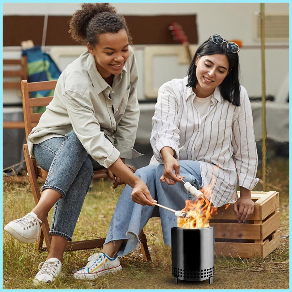 Lò Sưởi Ấm Tay Mini Di Động Kèm Giá Đỡ Cho Cắm Trại / Ban Công tdevn tdevn