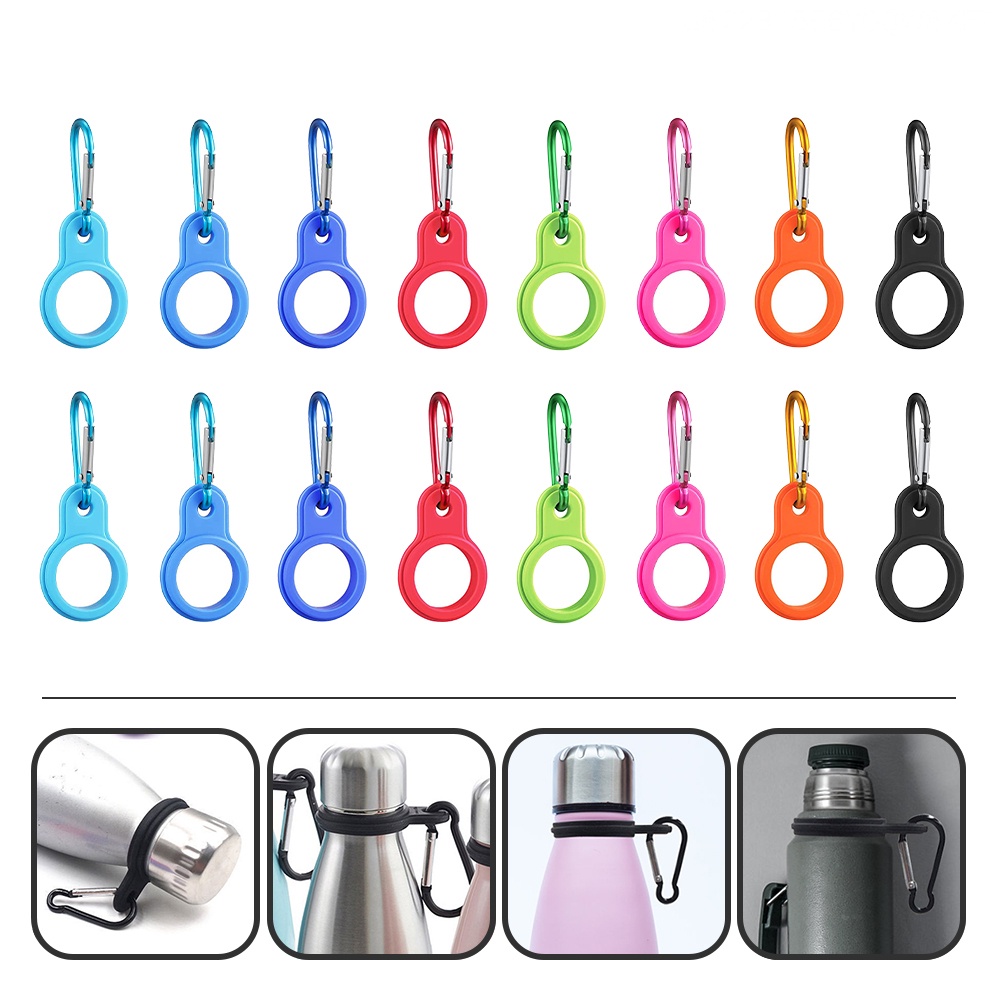 Set 16 Kẹp Chai Nước Bằng Silicone Tiện Dụng Khi Đi Du Lịch