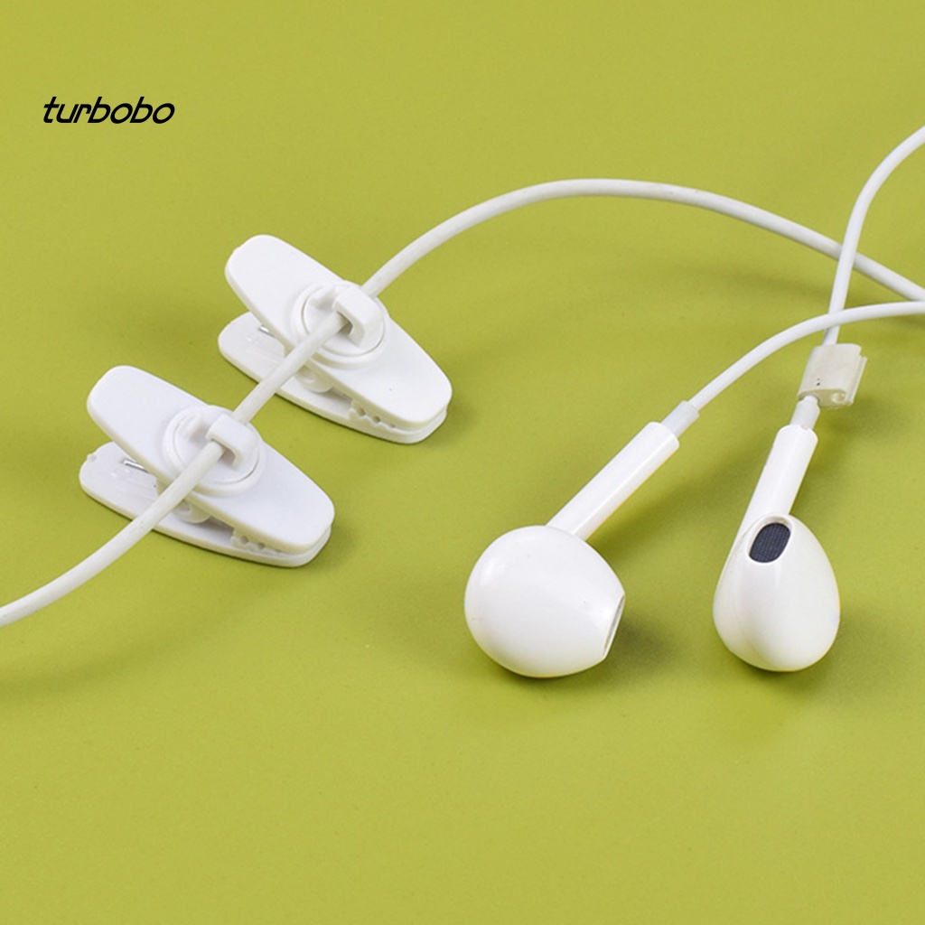 Set 5 Kẹp Tai Nghe Bằng Nhựa Có Thể Xoay Tiện Dụng