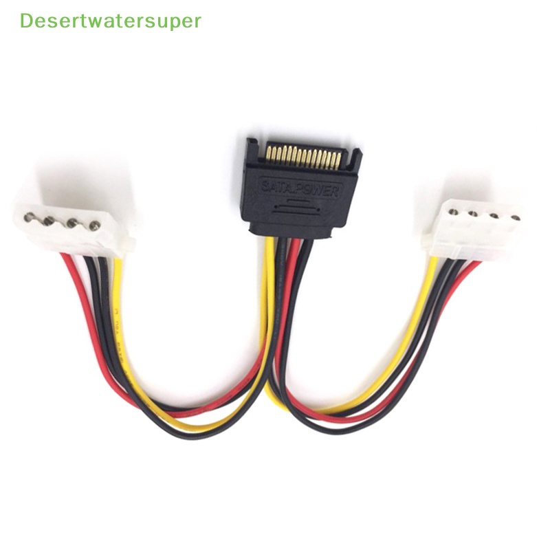 Dây Cáp Nguồn Sata 15Pin Hai Cổng Sang 4pin Sata