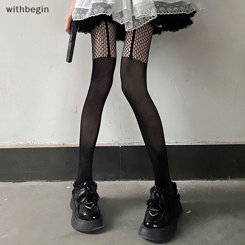 Quần Tất Lưới Mỏng Thoáng Khí Phong Cách Lolita Gợi Cảm Cho Nữ