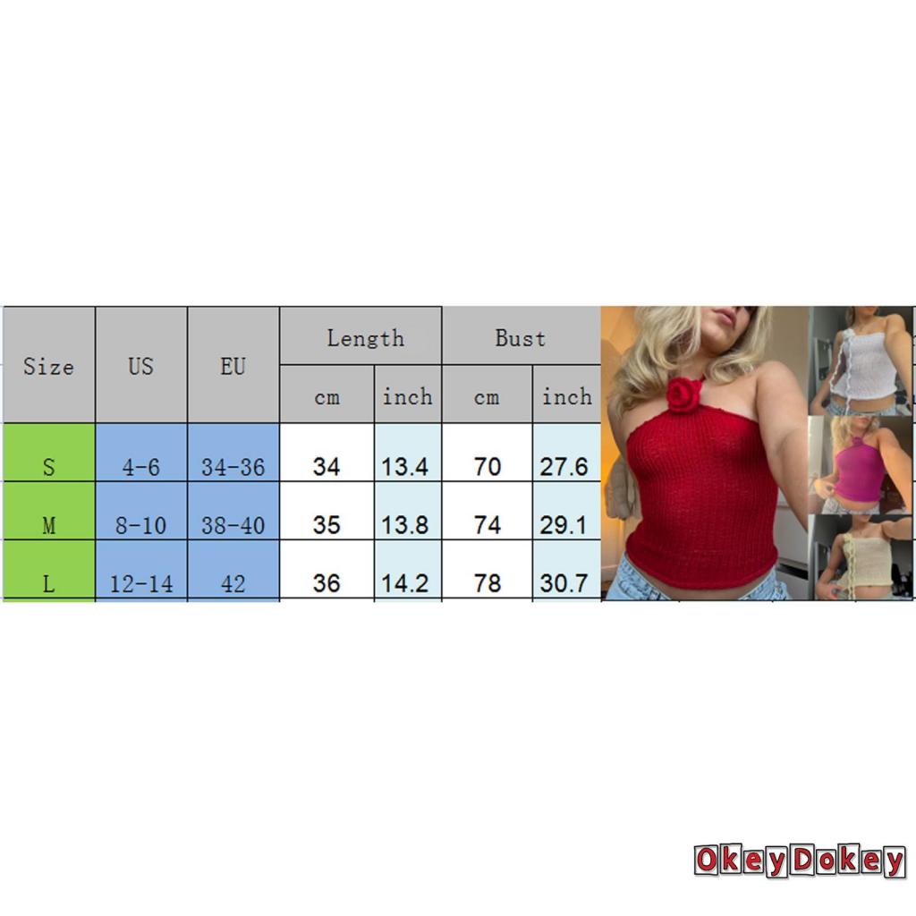 Áo Hai Dây Dệt Kim Ôm Dáng Phối Hoa Thời Trang Mùa Hè Cho Nữ