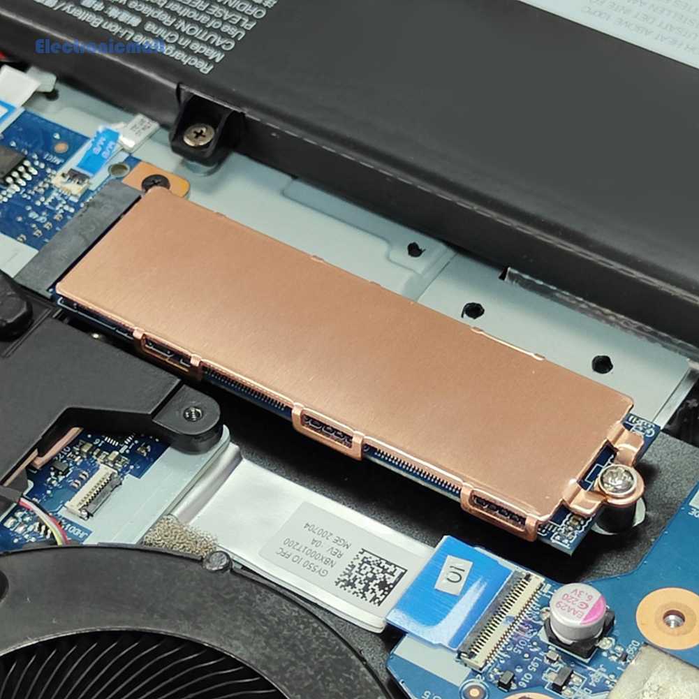 Phụ Kiện Tản Nhiệt Bằng Đồng Và Đệm Silicone Tản Nhiệt SSD Cho Laptop Mall01.vn