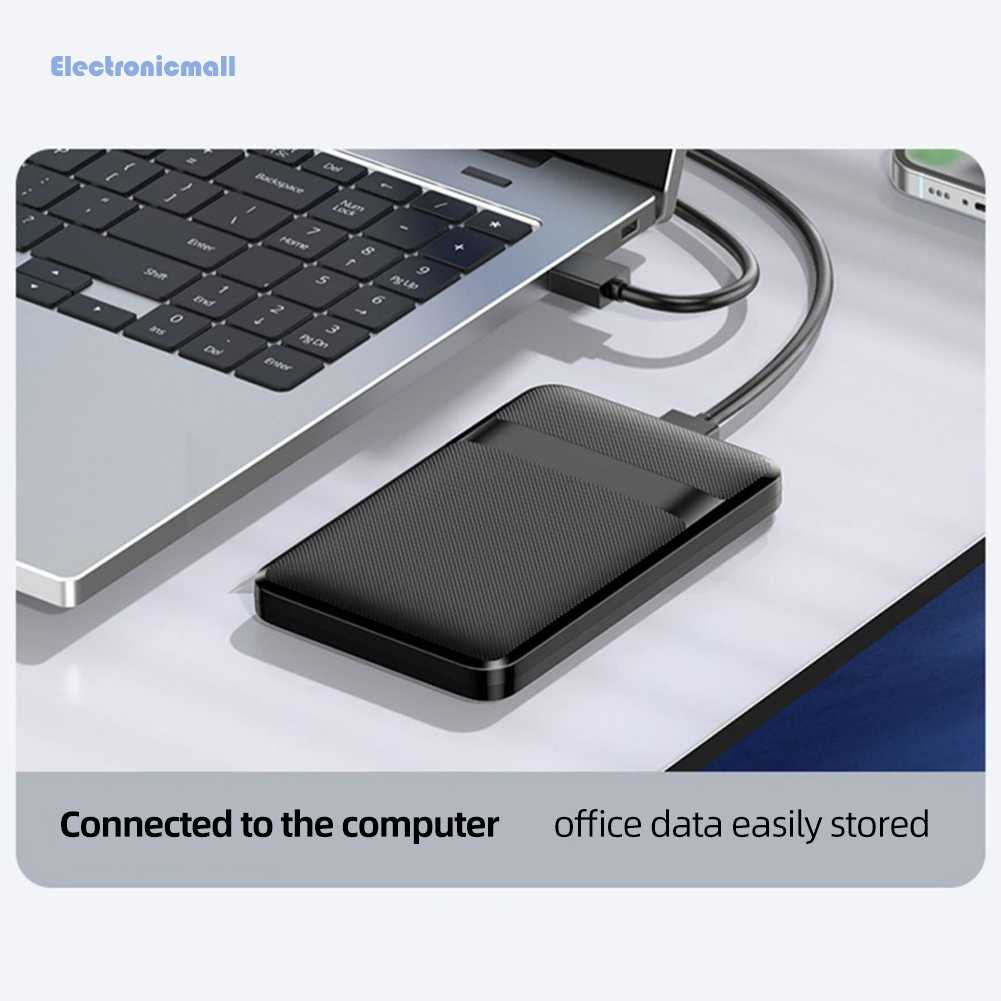 Vỏ Ổ Cứng Ngoài SSD SATA Sang USB3.0 / Type-C 2.5 Inch 5 / 6Gbps HDD Hiệu ElectronicMall01.vn