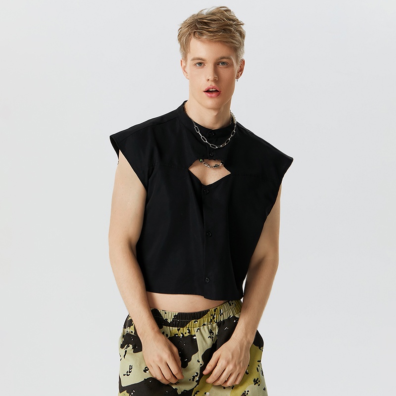 INCERUN Áo Sát Nách Dáng Ngắn Màu Trơn Quyến Rũ Hợp Thời Trang