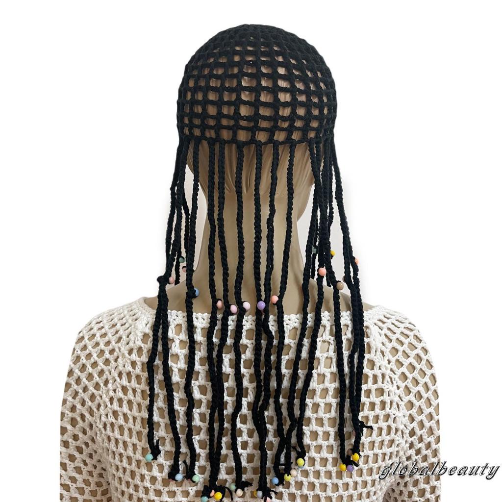 Mũ Beanie Đan Len Thủ Công Đính Hạt Thời Trang Cho Nữ