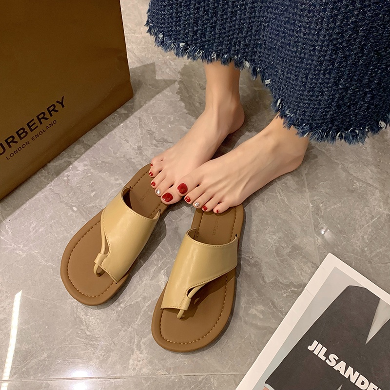 Dép Mũi Tròn Đế Mềm Thoải Mái Dễ Phối Đồ Cho Nữ