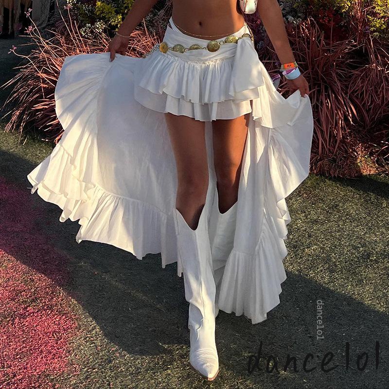 Chân Váy Xòe 1O1 Phong Cách Boho Thời Trang Cho Nữ