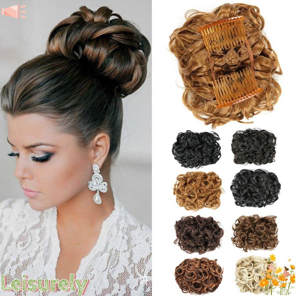 Búi Tóc Giả Bằng Nhựa Tổng Hợp Thời Trang