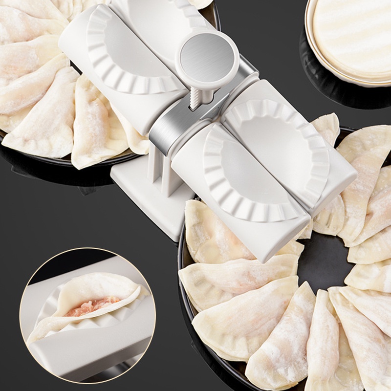 Khuôn Làm Bánh Xếp Hai Đầu Tự Động Tiện Lợi