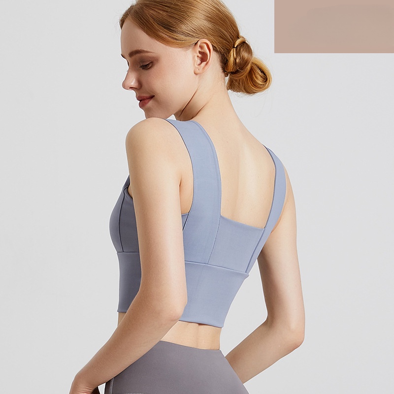 AOFEIQIKE  Áo Ngực Thể Thao Hai Dây Bản Rộng Chống Sốc Thích Hợp Chạy Bộ / Tập Yoga Lưng
