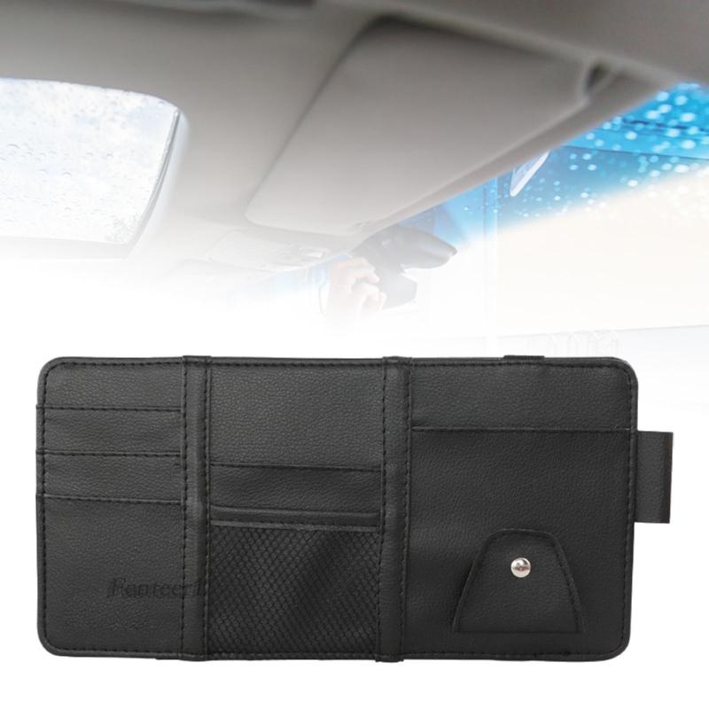 Túi Đựng Tài Liệu Màu Đen Có Khóa Kéo Fenteer1 Cho Xe Hơi