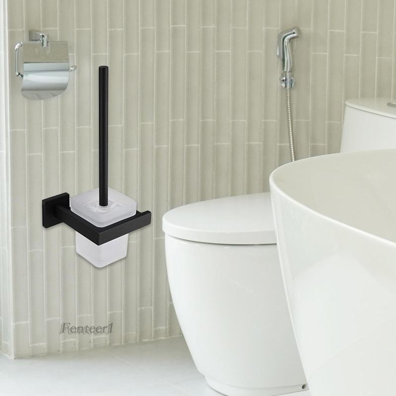 [Fenteer1] Giá Đỡ Bàn Chải Vệ Sinh Toilet Cho Phòng Tắm Văn Phòng Khách Sạn