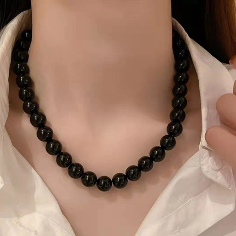 Vòng Cổ Choker Y2K Đính Hạt Tròn Thời Trang Dự Tiệc Cho Nữ