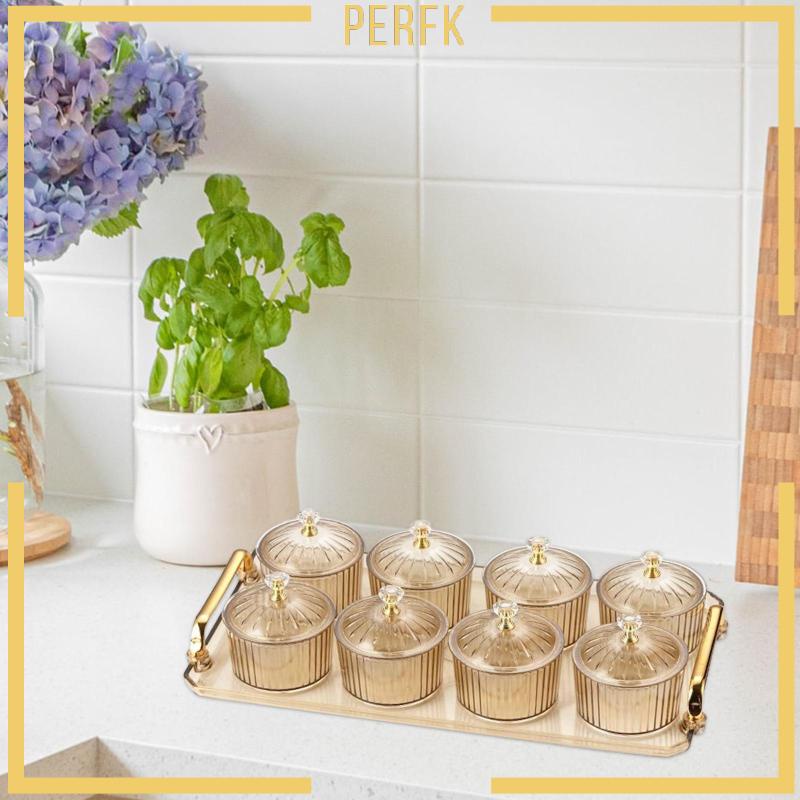 [Perfk] Đĩa Đựng Trái Cây Khô Bánh Kẹo Phục Vụ Dễ Dàng Nạp Đầy