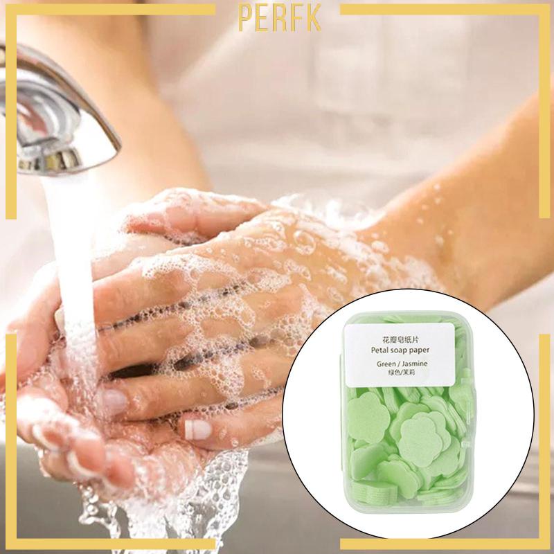 Xà Phòng Giấy Hình Dáng Dễ Thương Dùng Cho Cắm Trại