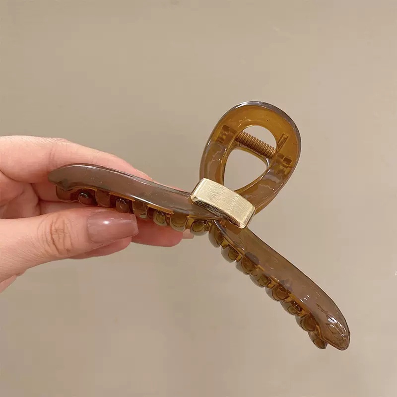 Kẹp Tóc Cỡ Lớn Bằng Acrylic Thời Trang Mùa Hè 2023 Cho Nữ