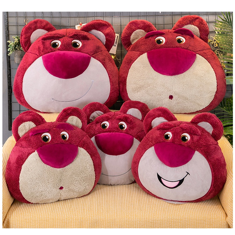 Gối ôm nhồi bông MOUSSON kiểu gấu dâu tây dễ thương