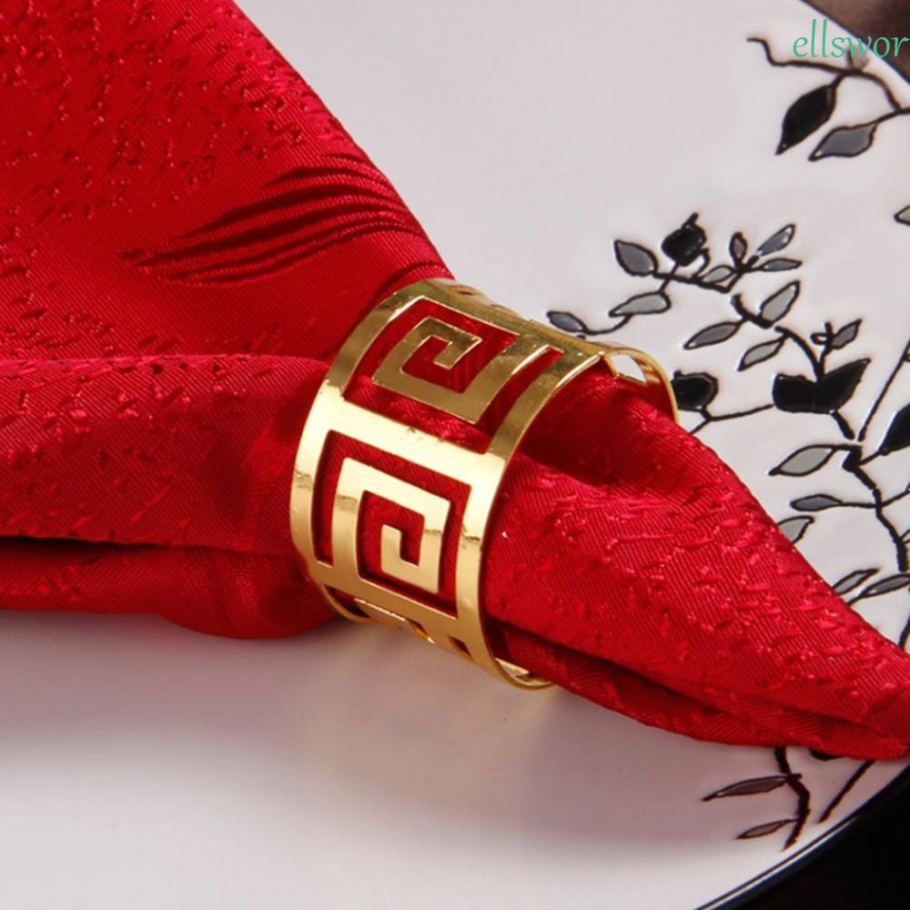 1 / 4 Khóa Cài Khăn Ăn Bằng Hợp Kim Cao Cấp Giá Đỡ