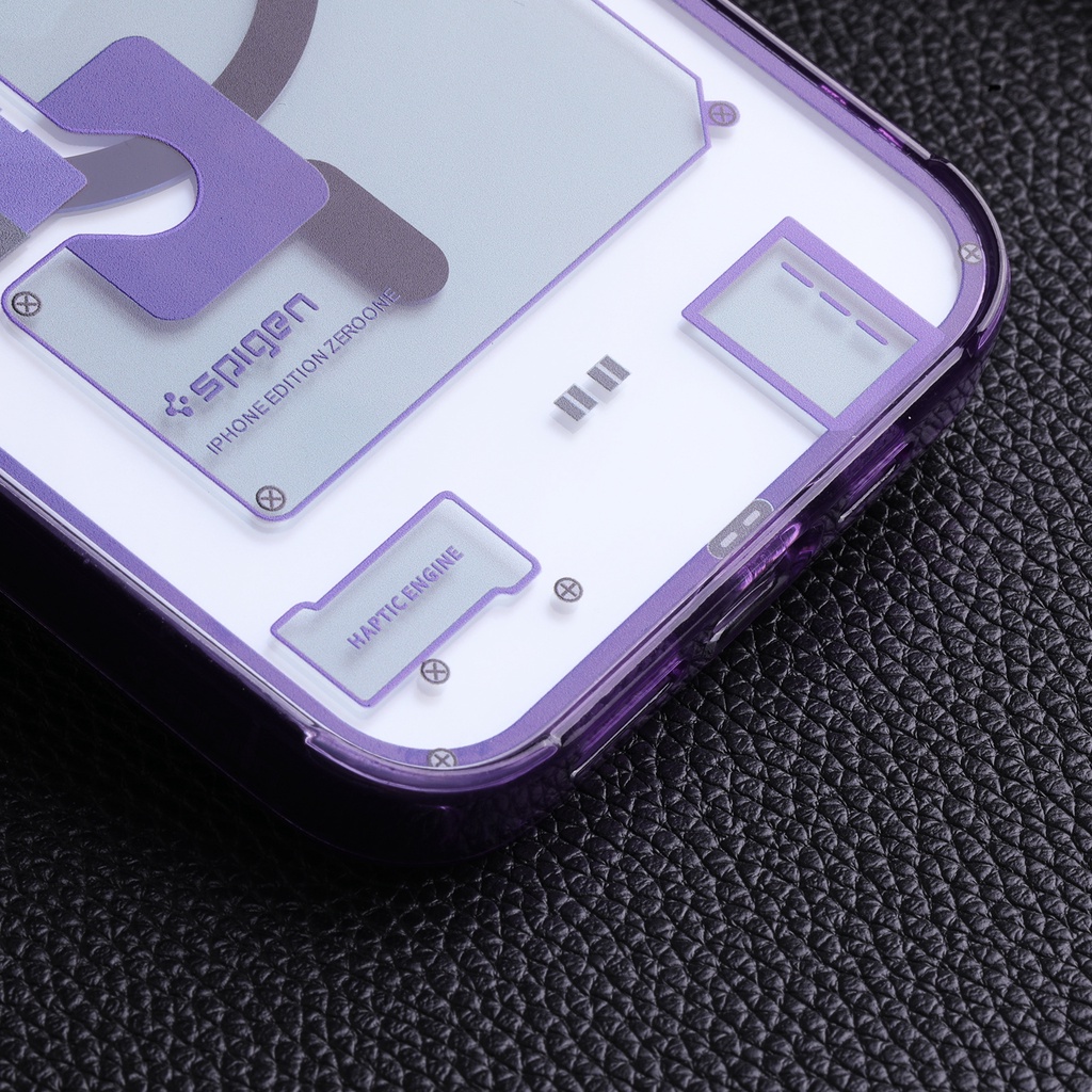 SPIGEN Phù Hợp Ốp Điện Thoại acrylic In Hình Bảng Mạch Công Nghệ Hút Nam Châm Cho iphone 14 13 pro max