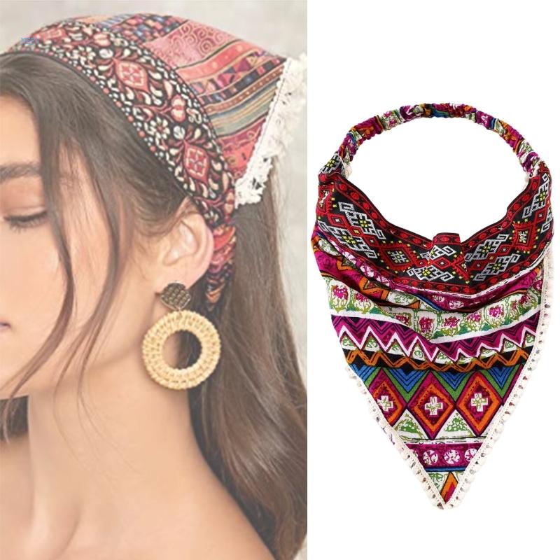 Băng Đô Cài Tóc Hình Tam Giác Phong Cách Boho Tinh Tế Cho Nữ