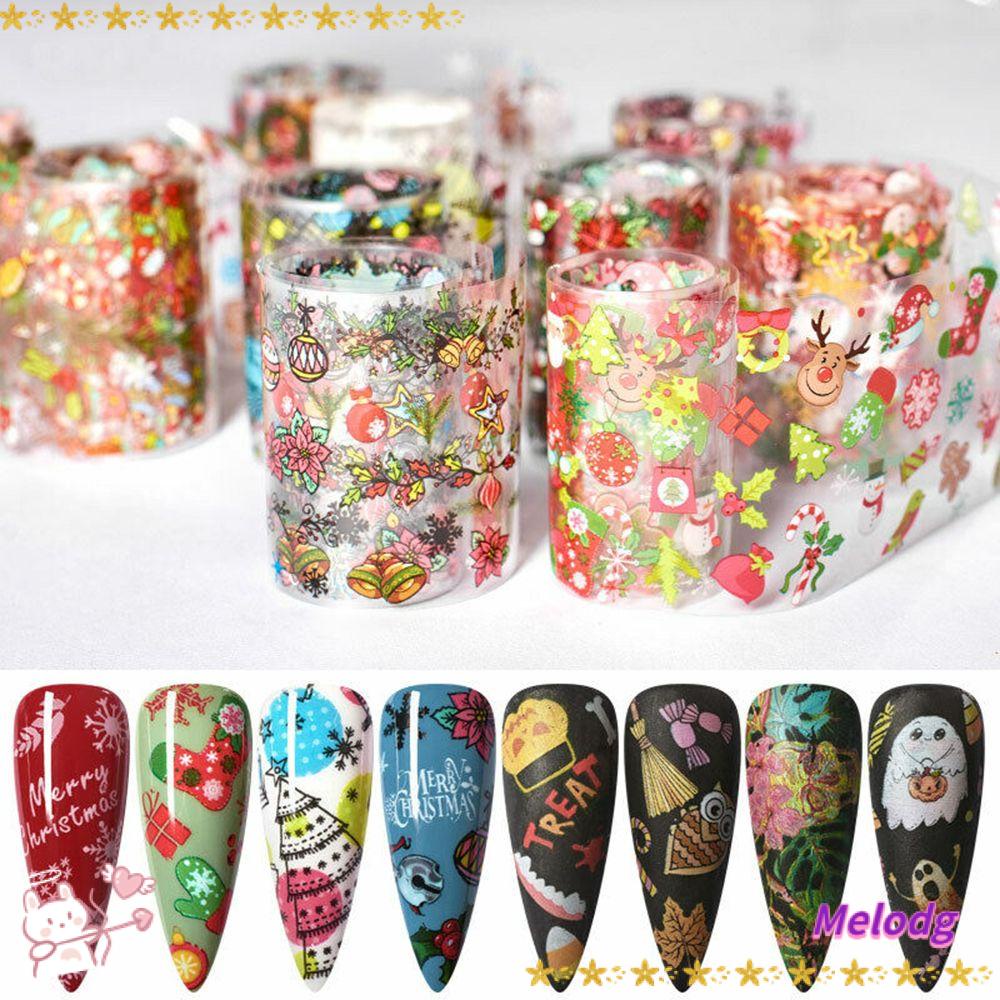 Bộ 10 Miếng Dán Móng Tay Họa Tiết Bầu Trời Sao 3D DIY