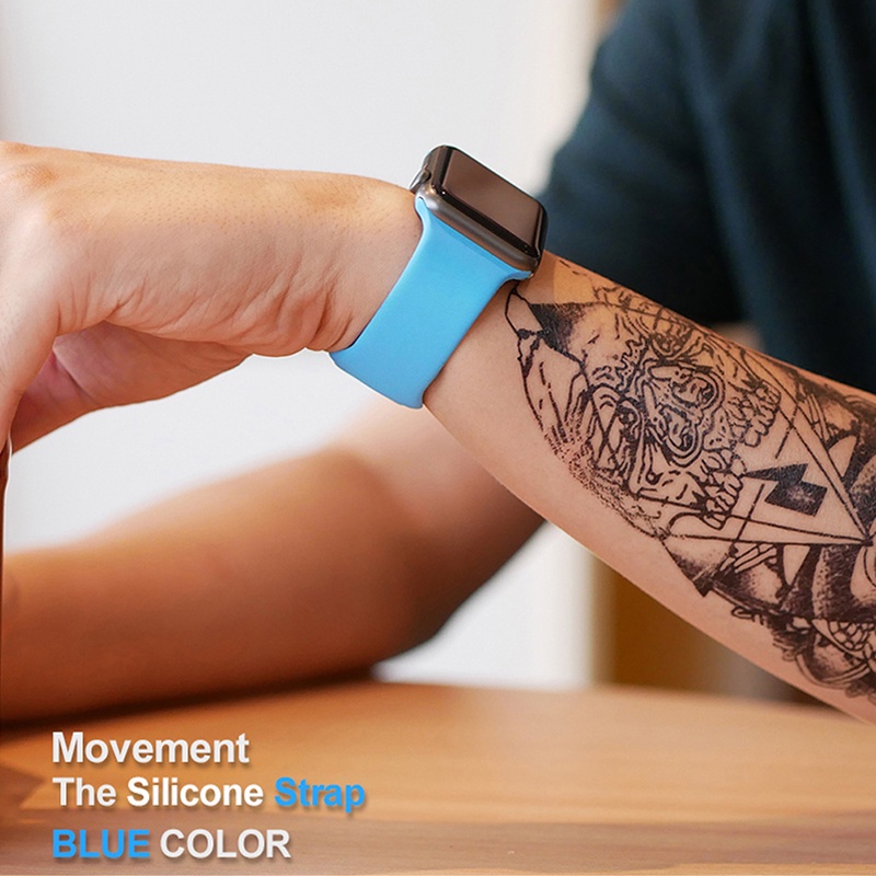 Dây Cao Su Silicone 24h Cho Đồng Hồ Thông Minh 38mm 45mm 44mm 40mm 42mm