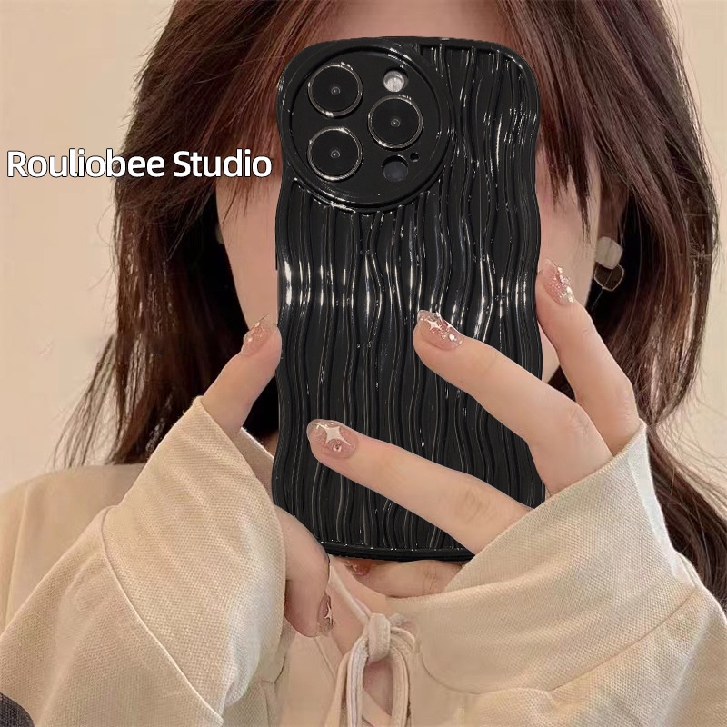 Ốp Điện Thoại Dập Nổi Họa Tiết Phong Cách Hàn Quốc Cho iphone13promax / 12 / 11 / XR / XS / X / XSMAX / 6plus / 6splus / 7 / 8PLUS