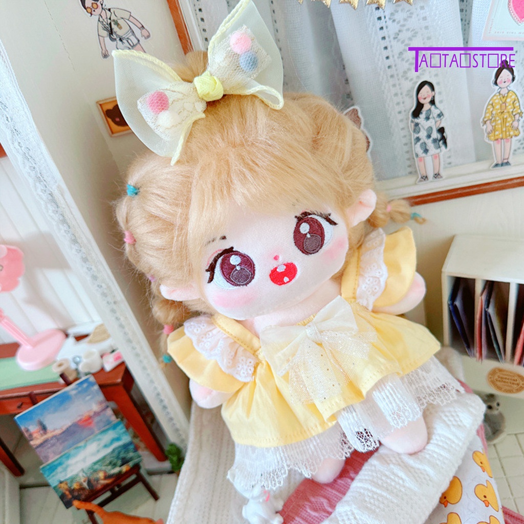 Búp Bê Nhồi Bông 20cm Hình Mắt To Dễ Thương