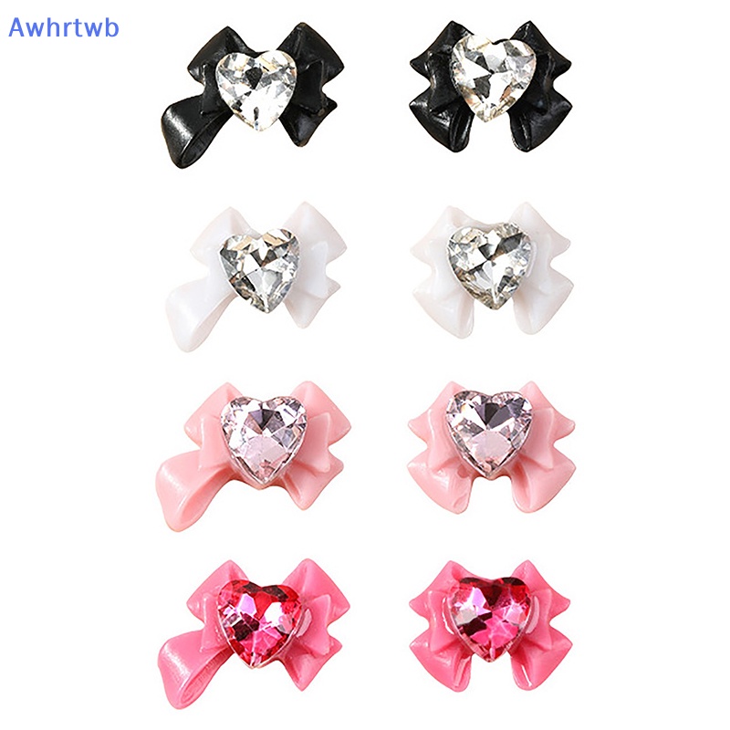 Set 10 Phụ Kiện Đính Trang Trí Móng Tay 3D Xinh Xắn Mới