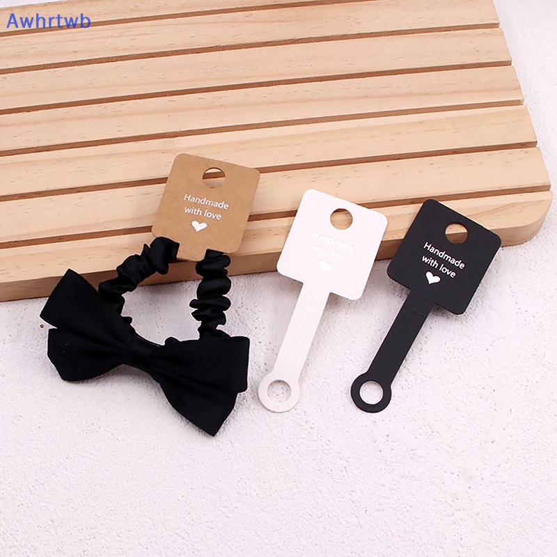 Set 10 Tấm Giấy Cứng Tự Dính 4 X 10Cm Trưng Bày Trang Sức Tiện Dụng Mới
