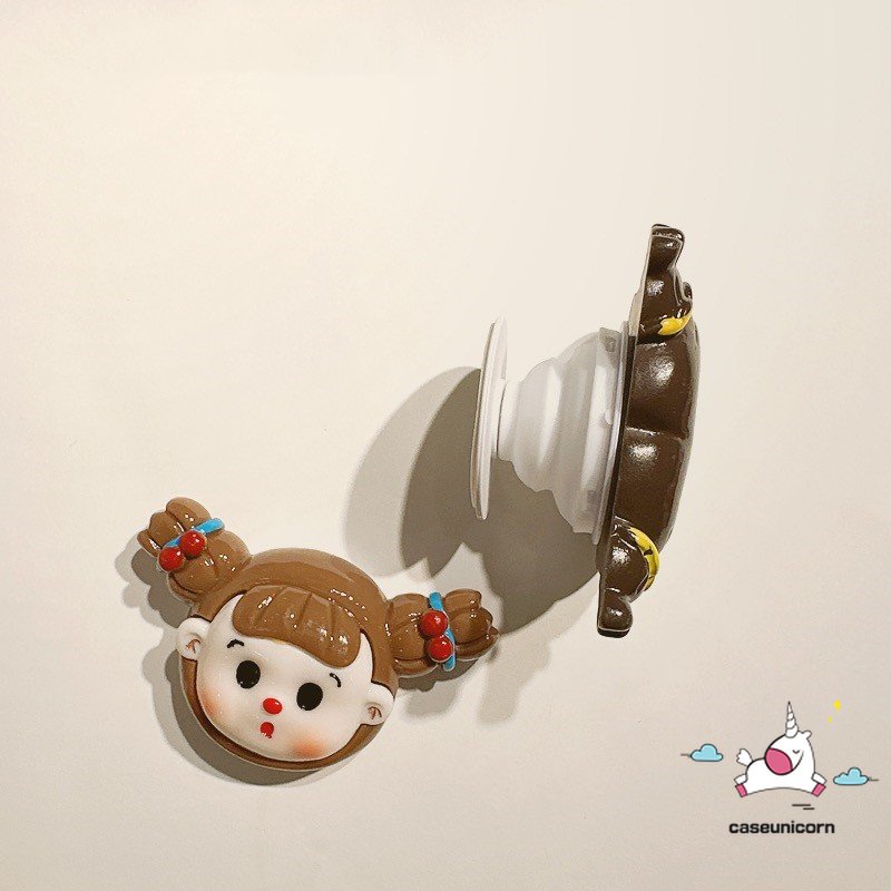 Nhẫn Đỡ Điện Thoại Hình Hoạt Hình Gấu Dâu Tây Gấu Lotso Winnie the Pooh SpongeBob Patrick Star Melody Pochacco Thông Dụng Phong Cách Hàn Quốc